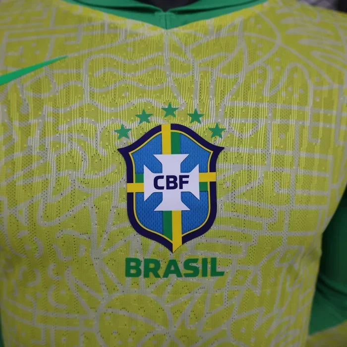 Brazil 2024/2025 Home Kit Long Sleeve