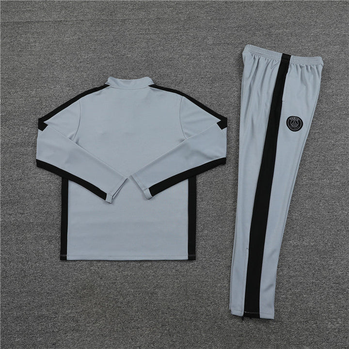 2023/2024 PSG Paris Saint-Germain Light Blue Half-Pull Tracksuit