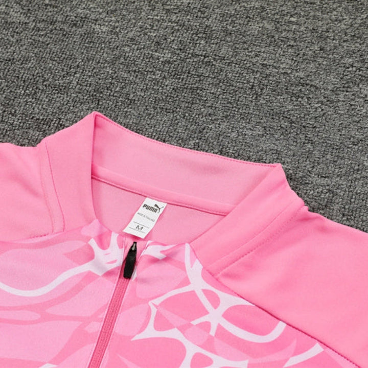 Manchester City Black and Pink Tracksuit