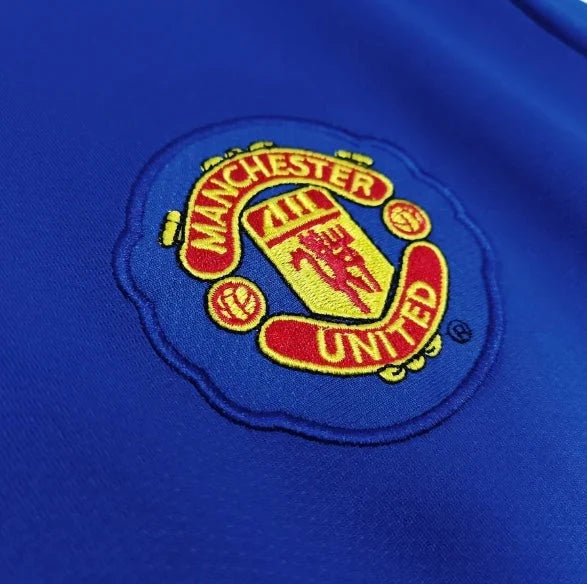 2008-2009 Manchester United Retro Away Kit Long Sleeve