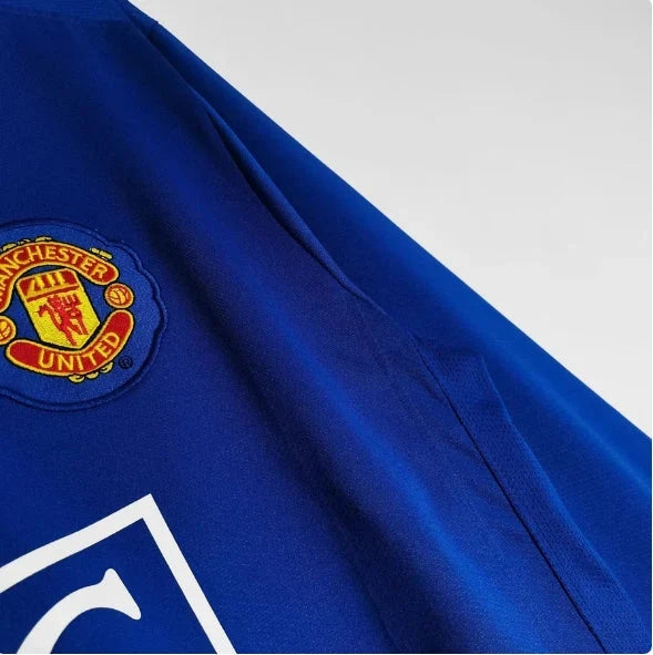 2008-2009 Manchester United Retro Away Kit Long Sleeve