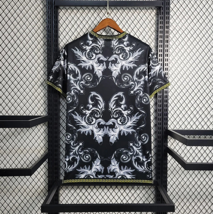 Italy "Versace" Black Limited Jersey