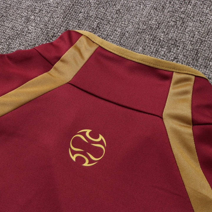 Arsenal Black and Dark Red Tracksuit