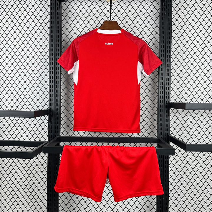 2026 Switzerland Home World Cup Kit Kids Size