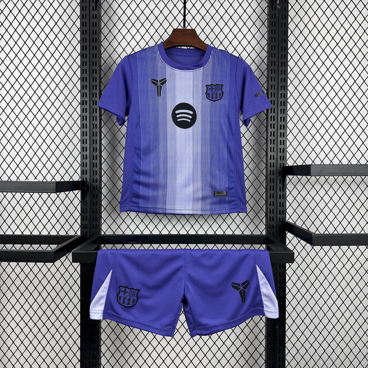 2025/2026 Kids Size Barcelona Purple Goalkeeper Football Kit