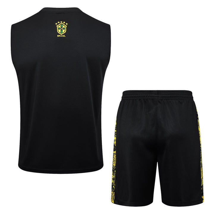 Brazil "Jesus" Yellow Tank Top Set