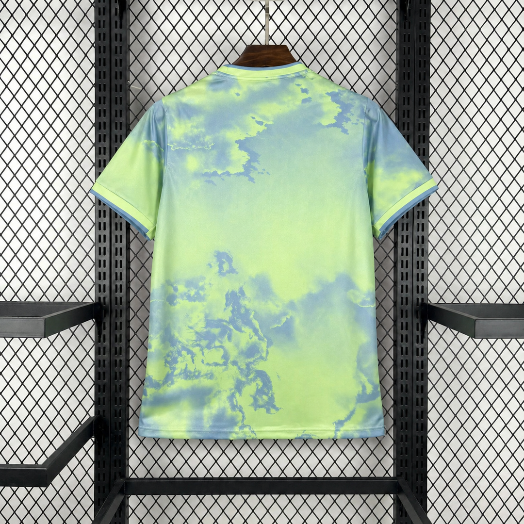 2025/2026 Barcelona Special Edition Green Aura Football Shirt
