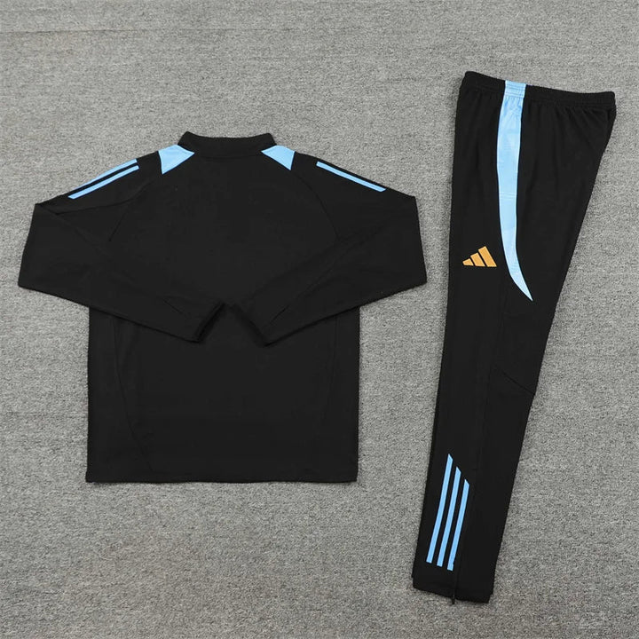 2024/2025 Argentina Half-Pull Tracksuit Black