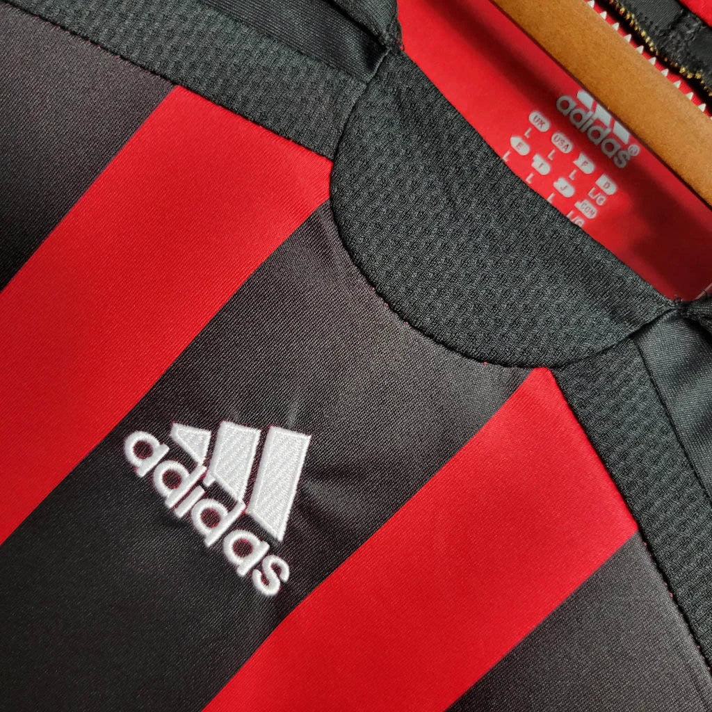2006/2007 Retro Long Sleeve AC Milan Home Football Shirt 1:1 Thai Quality