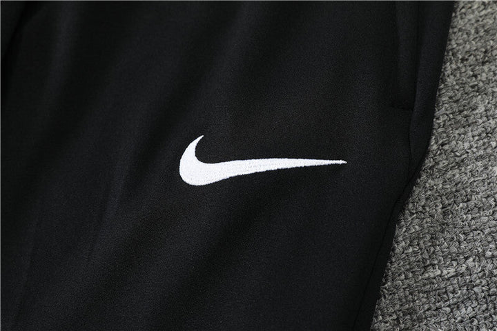 2022/2023 PSG Paris Saint-Germain Full Black Half-Pull Tracksuit