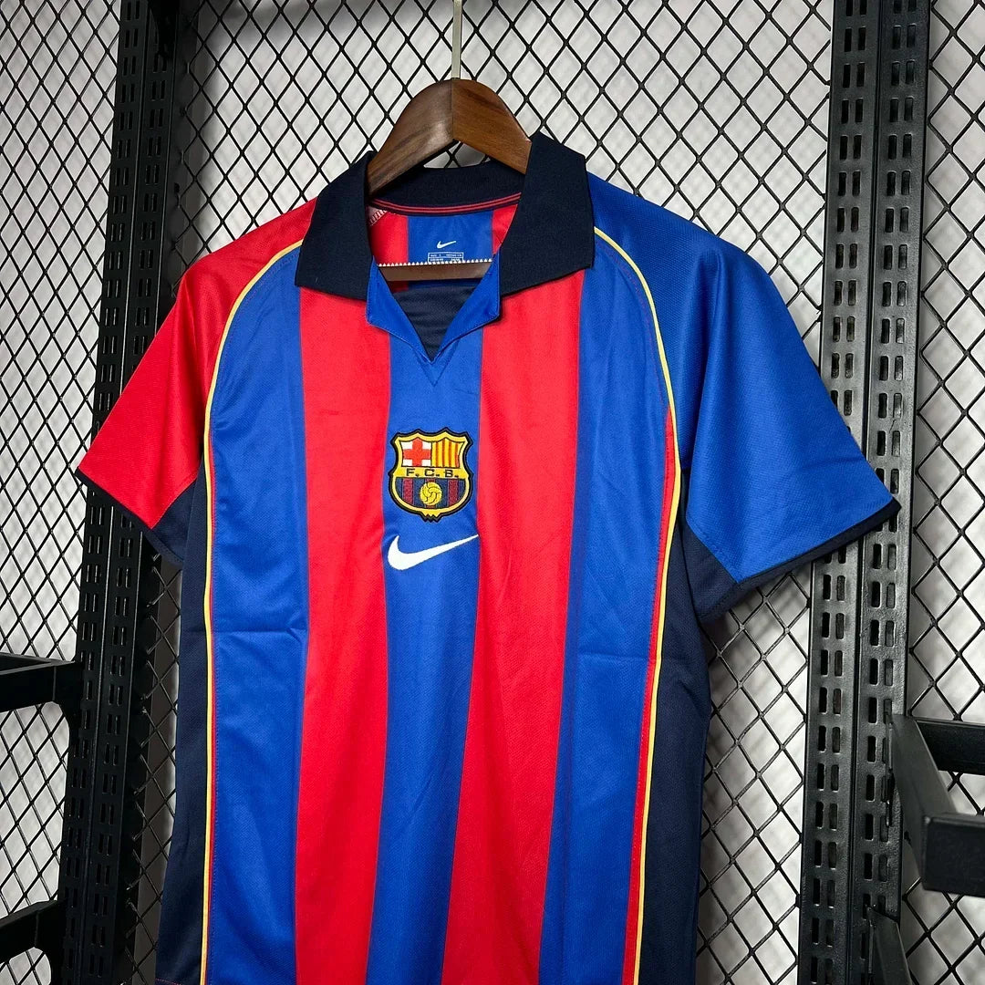 2001/2002 Retro Barcelona Home Jersey