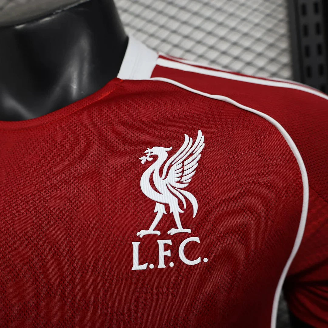 2025/2026 Player Version Liverpool Home Football Shirt