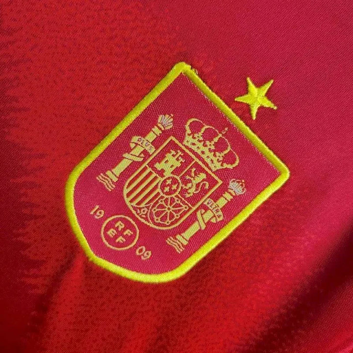 2024 Kids Size Spain Home Football Shirt 1:1 Thai Quality
