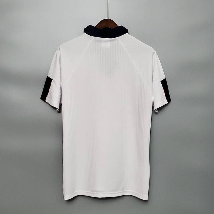 1998 Retro England Home Soccer Jersey