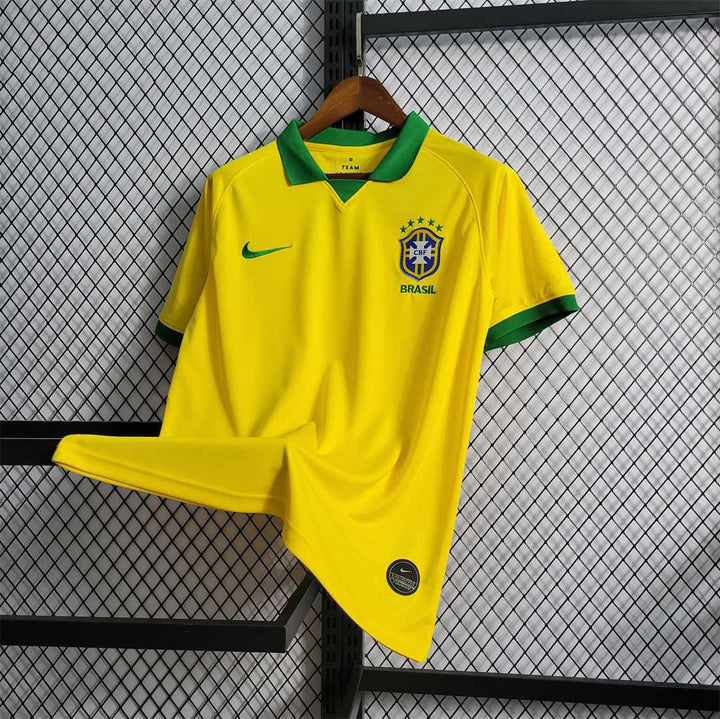 2020 Retro Brazil Home Jersey