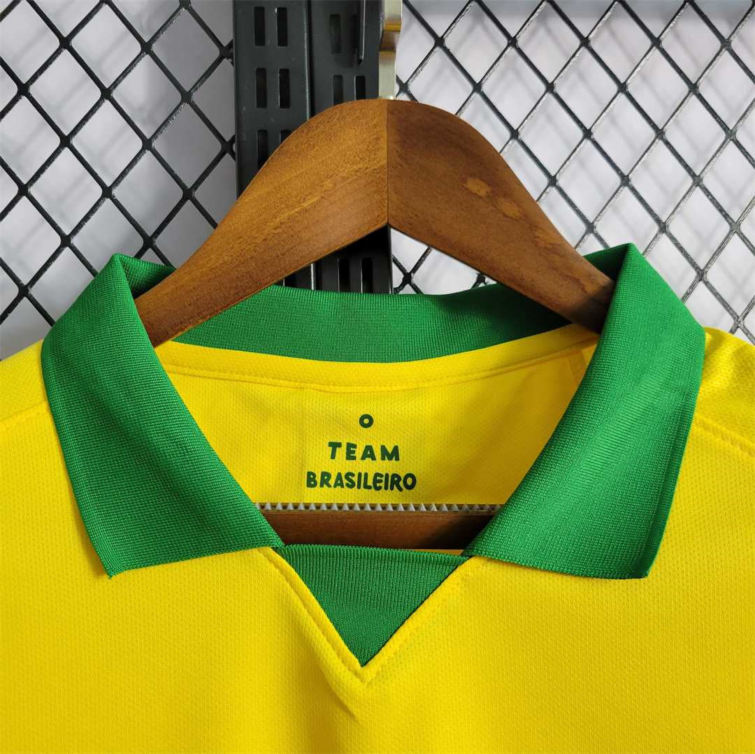 2020 Retro Brazil Home Jersey
