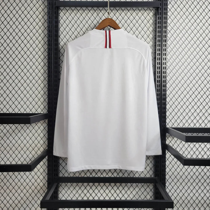 2018/2019 Retro Long Sleeve PSG Paris Saint-Germain Away Football Shirt 1:1 Thai Quality