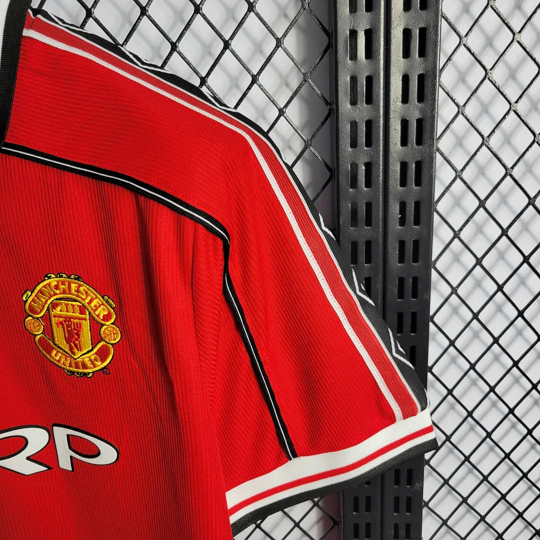 1998/1999 Retro Manchester United Home Football Shirt 1:1 Thai Quality
