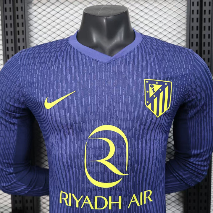 2025/2026 Atletico Madrid Away Kit Long Sleeve