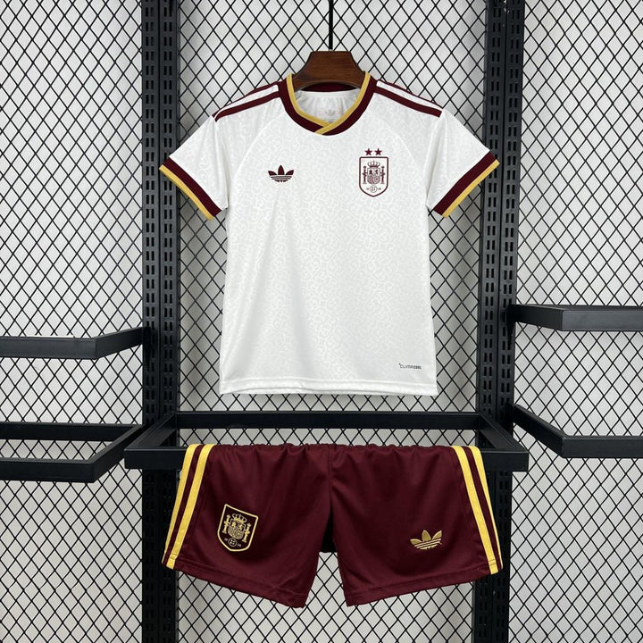 2026 Spain 2 Stars Away World Cup Kit Kids Size