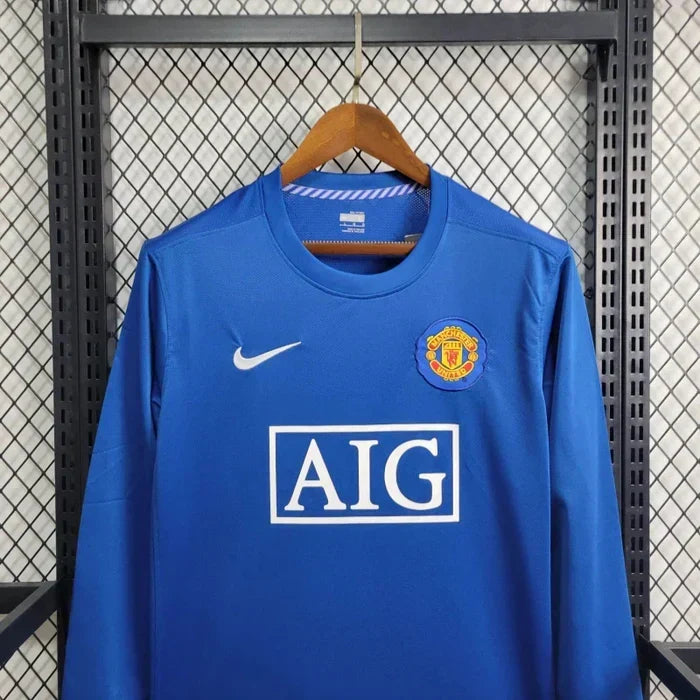 2008/2009 Manchester United Retro Third Kit Long Sleeve