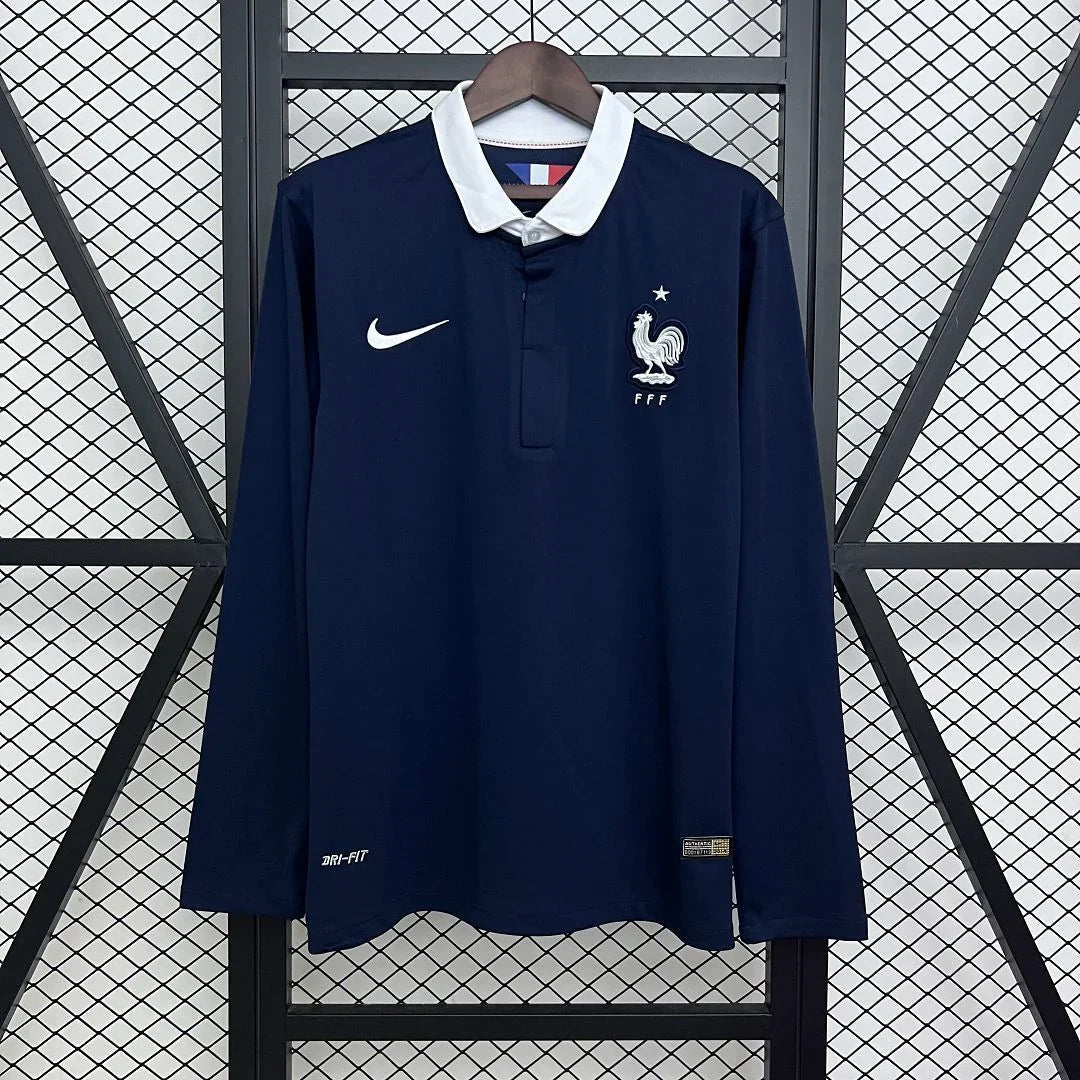 2014 Retro France Home Long Sleeve