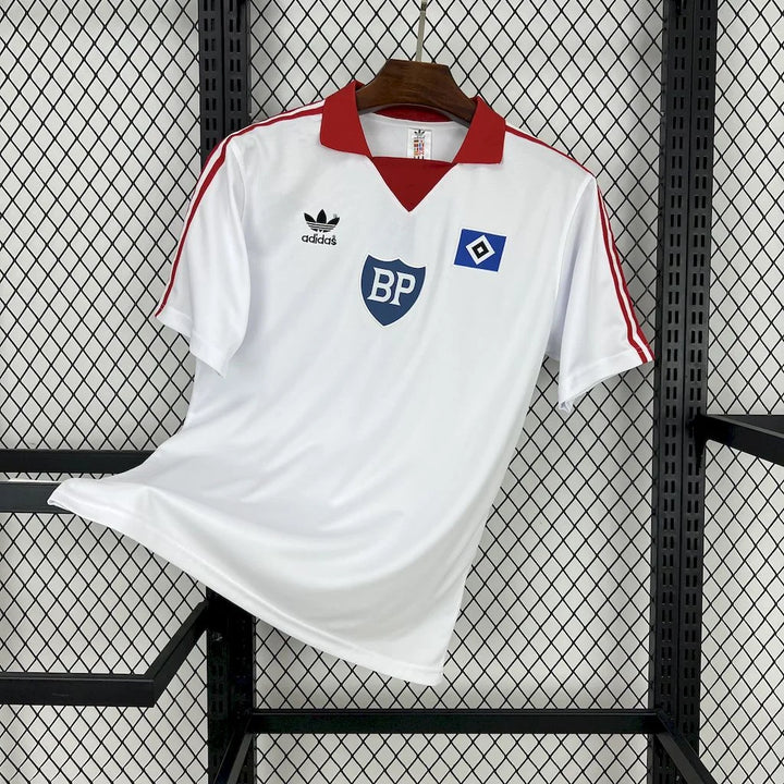1980 Retro Hamburger SV Home Football Shirt