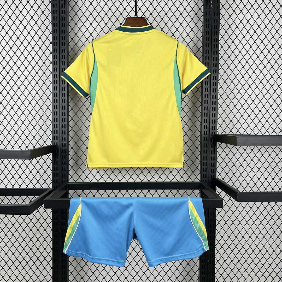 2026 Brazil Home World Cup Kit Kids Size