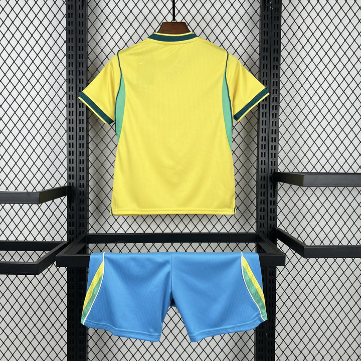 2026 Brazil Home World Cup Kit Kids Size