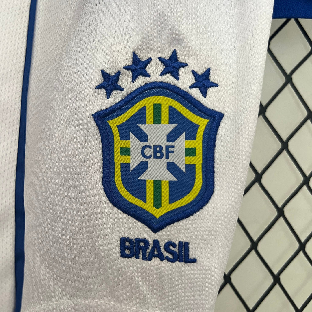 2002 Retro Brazil Away Kids Size