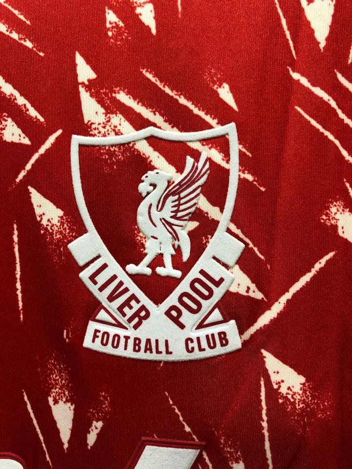 1989-1991 Retro Liverpool Home Jersey Long Sleeve