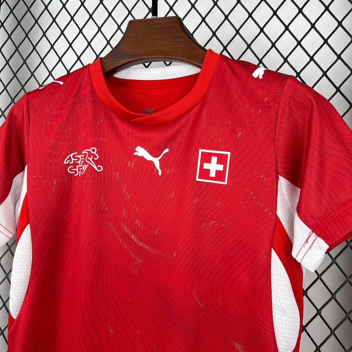 2026 Switzerland Home World Cup Kit Kids Size