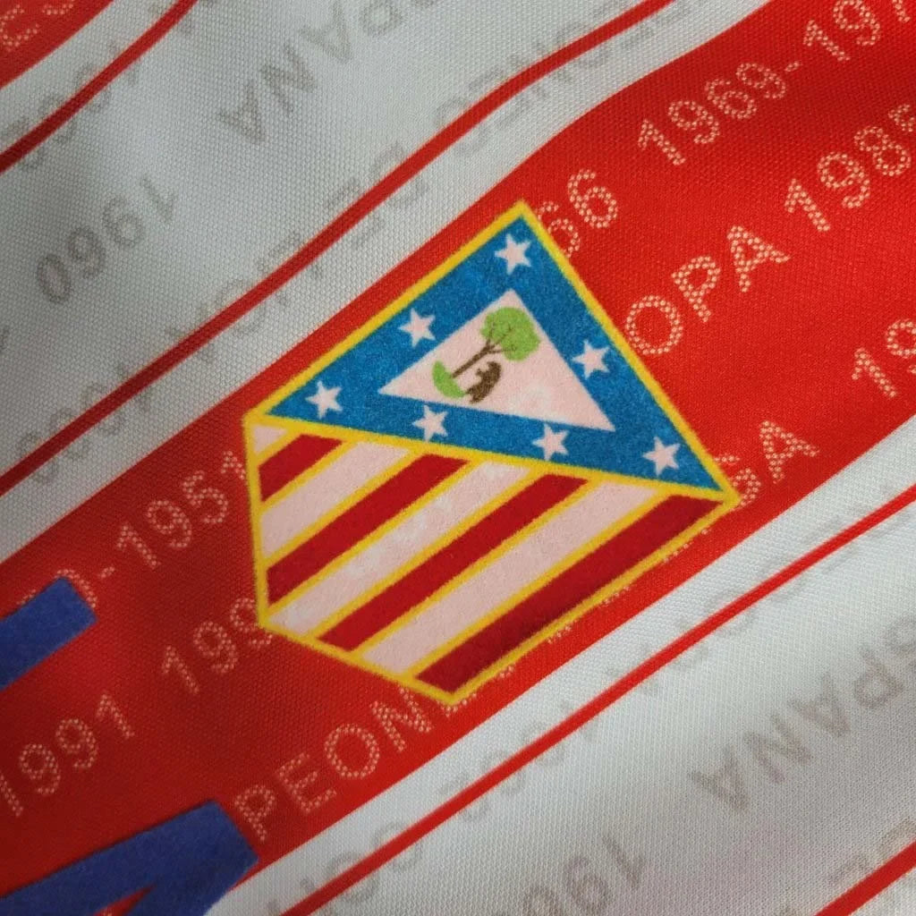 1994-1995 Retro Atletico Madrid Home Jersey