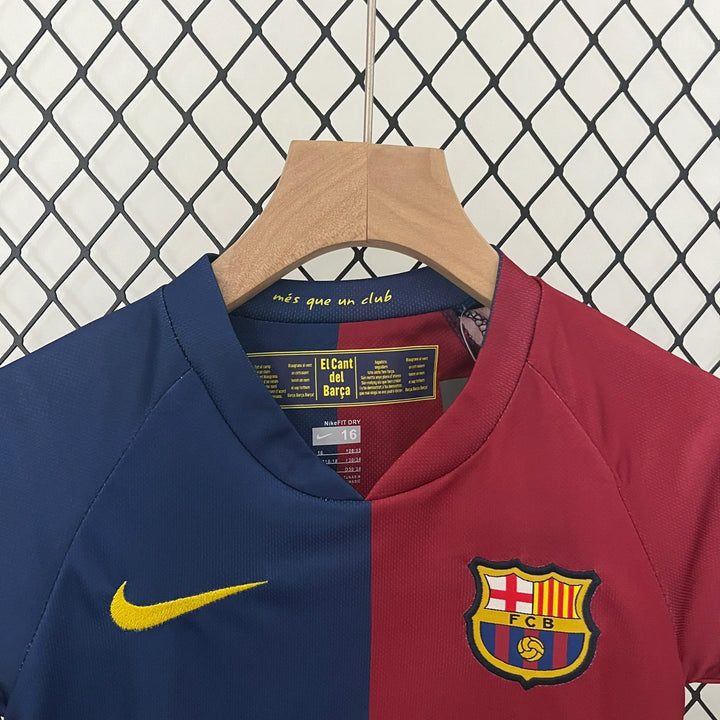2008/2009 Retro Barcelona Home Jersey Kids Size