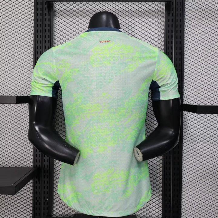2026 Player Version Switzerland Away Green Jersey