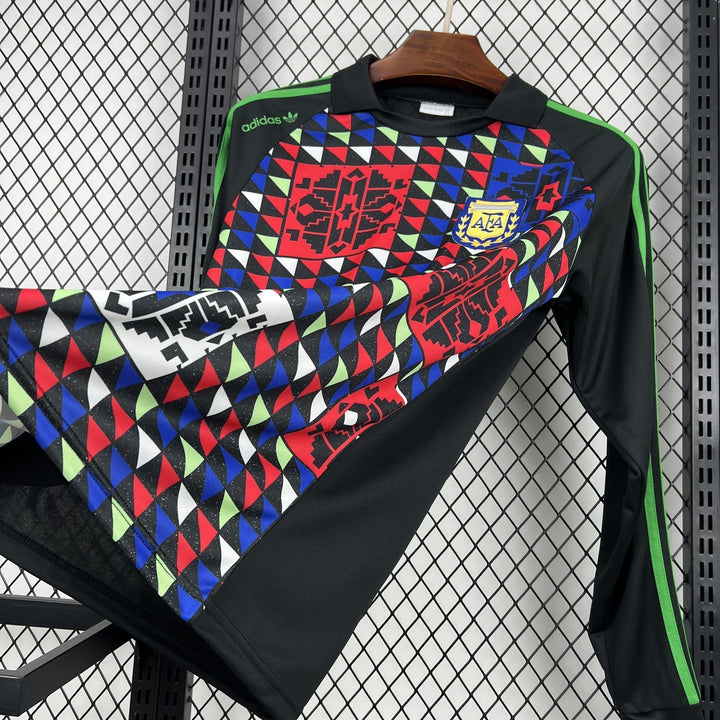 1990 Retro Argentina Goalkeeper Long Sleeve