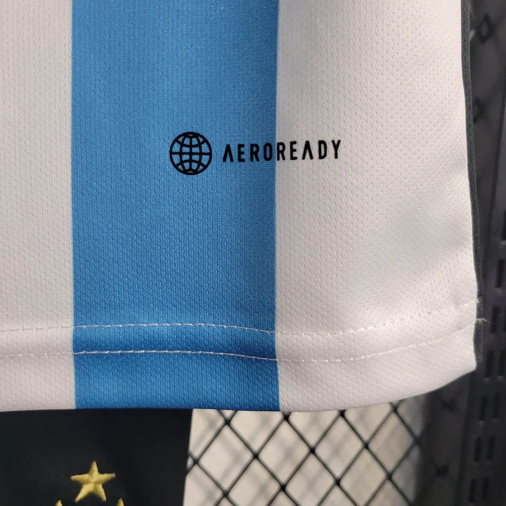 2022 Argentina Home Football Shirt Kids Size