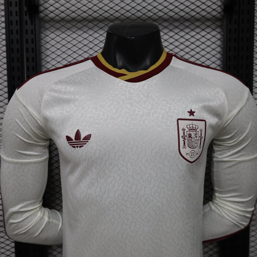 2026 Spain Away World Cup Kit Long Sleeve Player Version