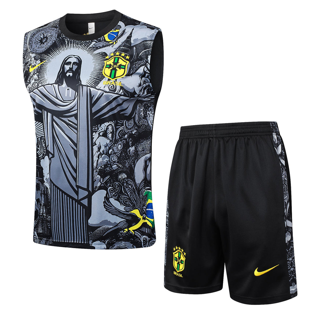 Brazil "Jesus" Tank Top Set